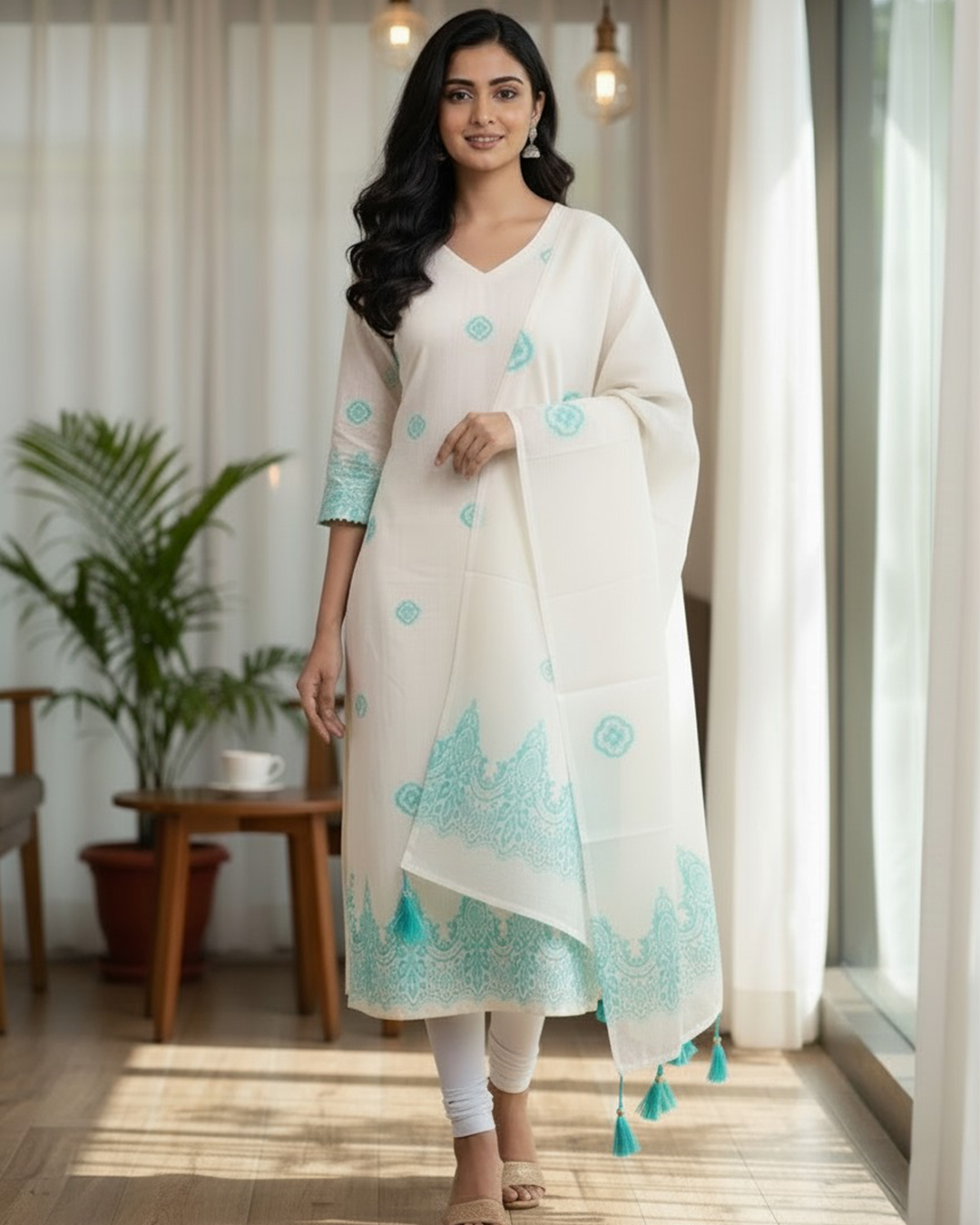 Cotton Two-Piece Suit Sets